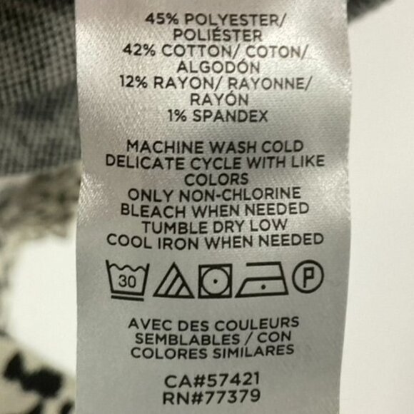 NWOT Ann Taylor Mock Neck Animal Print Sweater Size XL - Picture 9 of 10